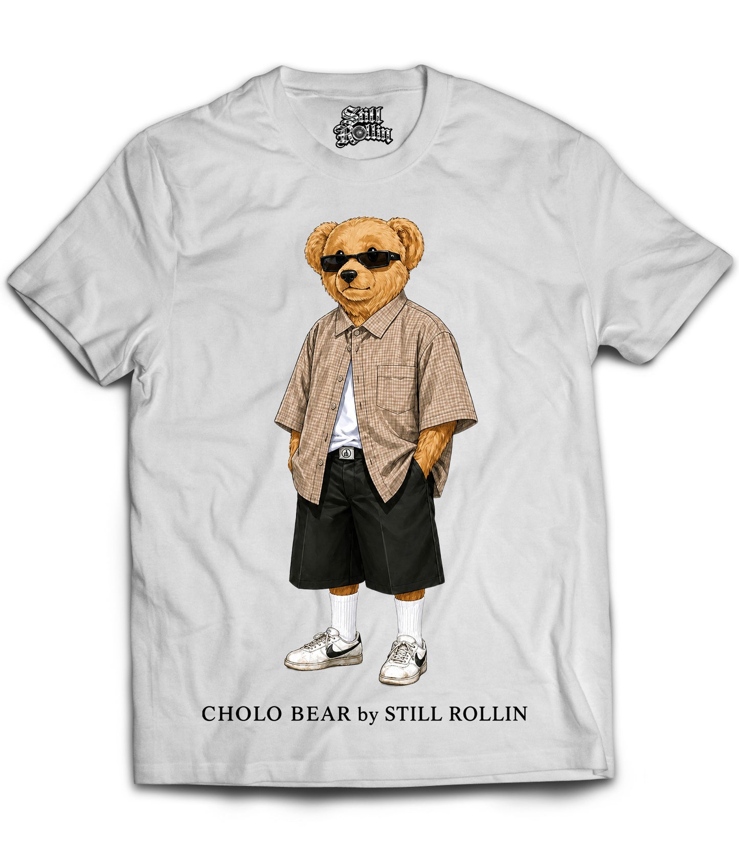 Cholo Bear 2 Shirt (White)