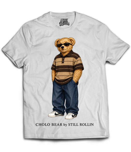 Cholo Bear 3 Shirt (White)