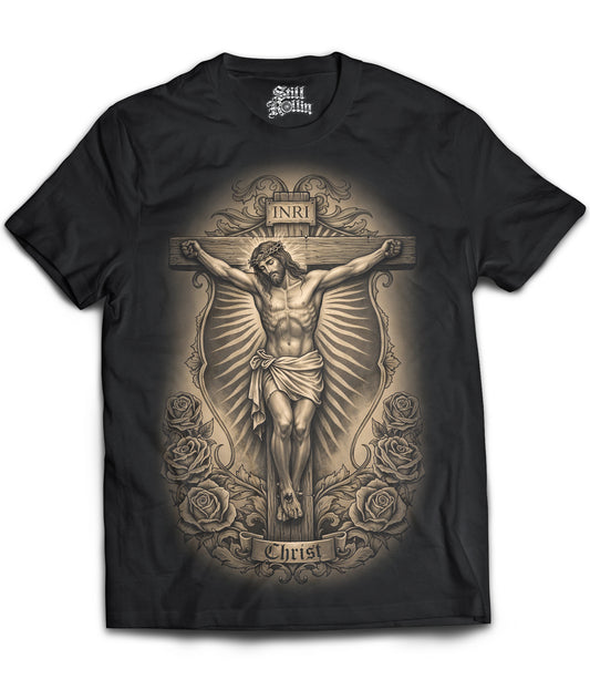Jesus Cross Brown Shirt