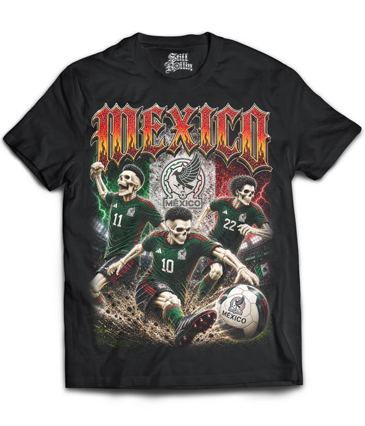 Mexico Skeleton Soccer Shirt