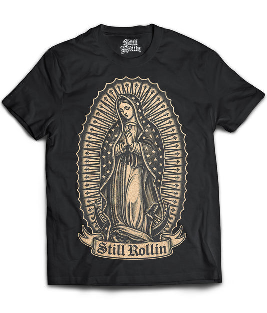 Virgin Mary Brown Shirt